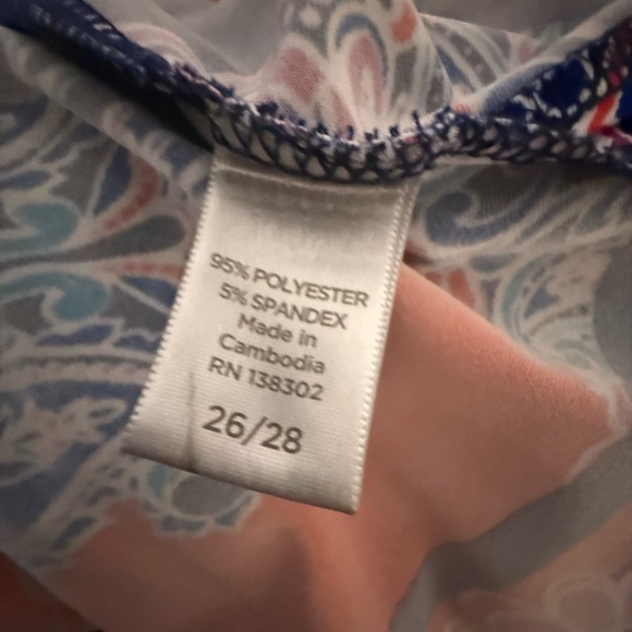 Avenue Sleeveless Boho Top Size 26/28 - Picture 5 of 5